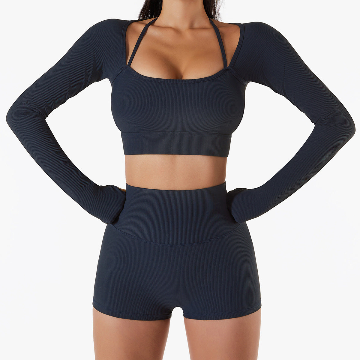 Sculpted Fit Long Sleeve Yoga Top