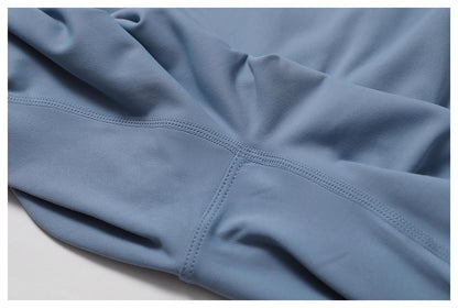 Zipper Long-Sleeve Jumpsuit